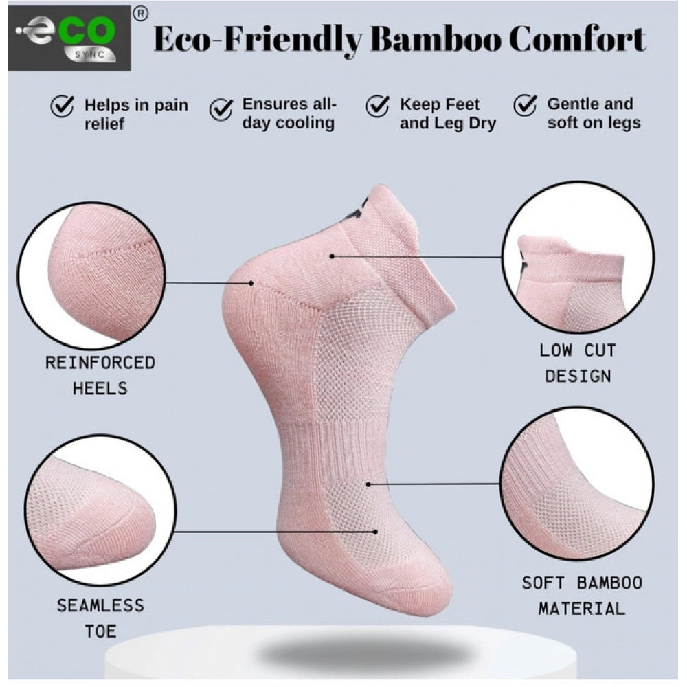 Generic 4_Pair Set Unisex Casual Cotton Printed Ankle Length Socks (Multicolor)