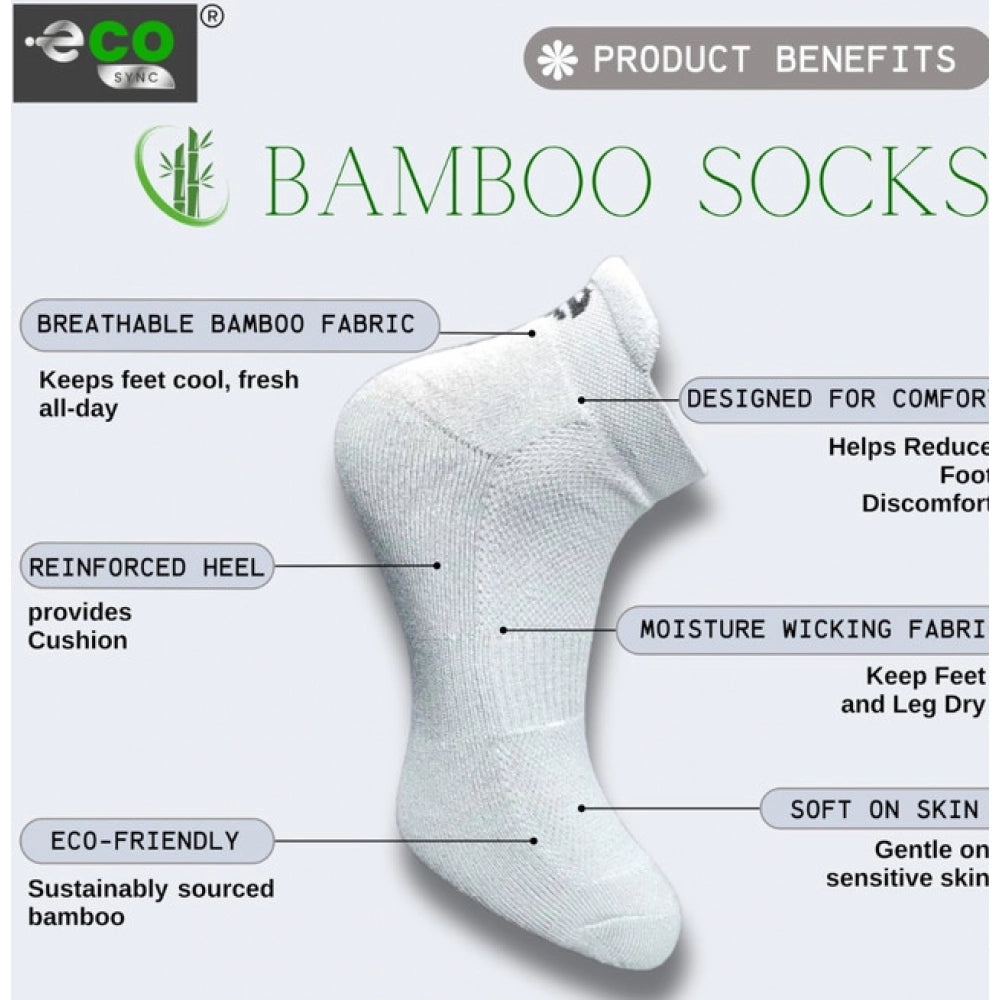 Generic 4_Pair Set Unisex Casual Cotton Printed Ankle Length Socks (Multicolor) Secondary image