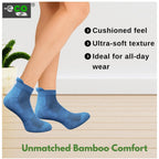 Generic 4_Pair Set Unisex Casual Cotton Printed Ankle Length Socks (Multicolor)