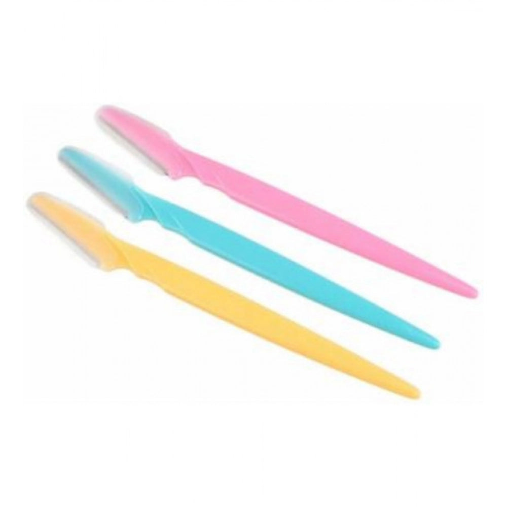 Generic Pack of 3_Facial Razor Set Eyebrow and Face Shaving Trimmer (Color: Assorted ) Main image