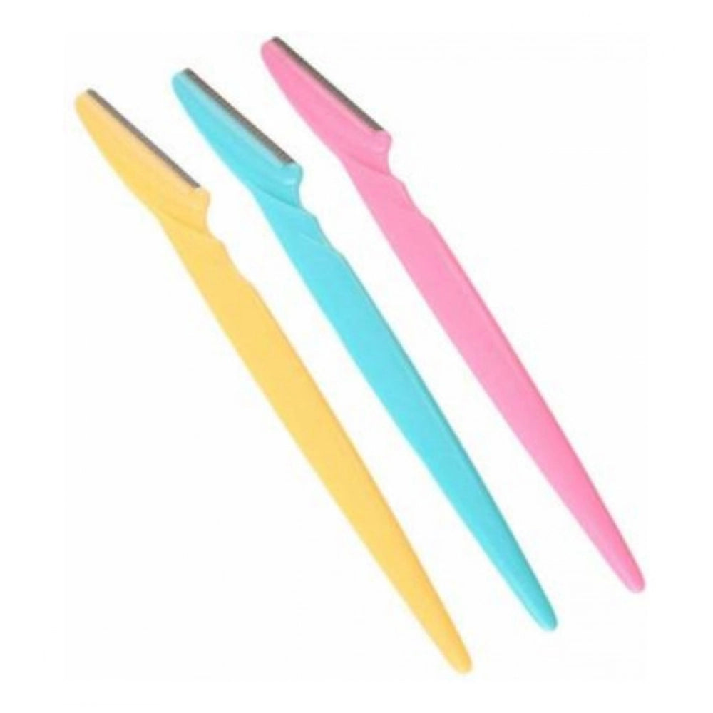Generic Pack of 3_Facial Razor Set Eyebrow and Face Shaving Trimmer (Color: Assorted ) Secondary image