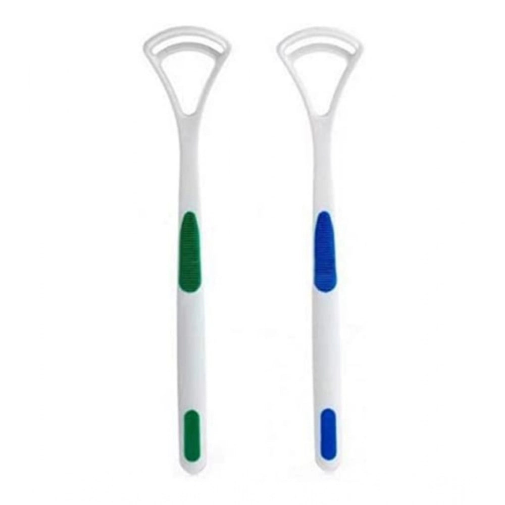 Generic Pack Of 3_Double Edged Plastic Tongue Cleaner (Color: Assorted ) Main image