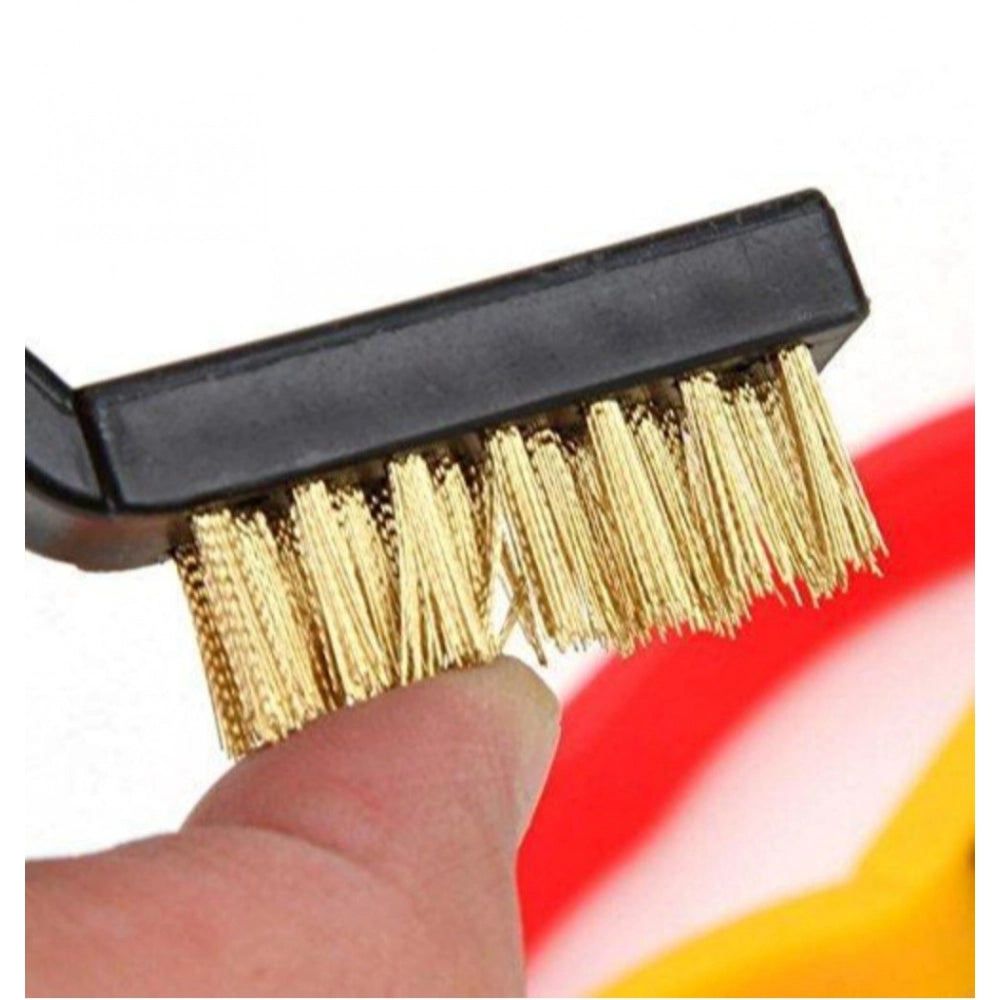 Generic Pack Of 3_Small Wire Brush Set for Cleaning And Rust Removal (Color: Assorted ) Secondary image