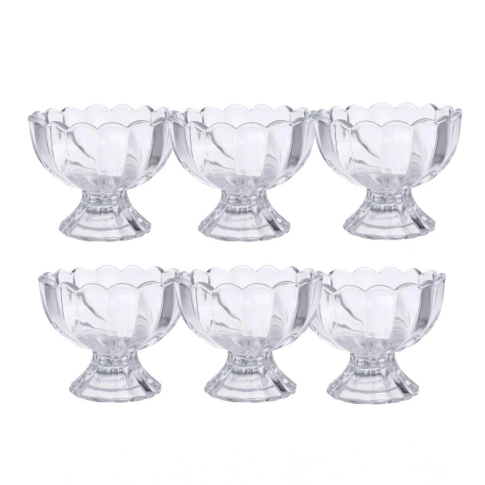 Generic Unbreakable Plastic Dessert And Ice Cream Bowls – Set of 6 for Serving Salad, Fruits And More (Color: Assorted ) Main image