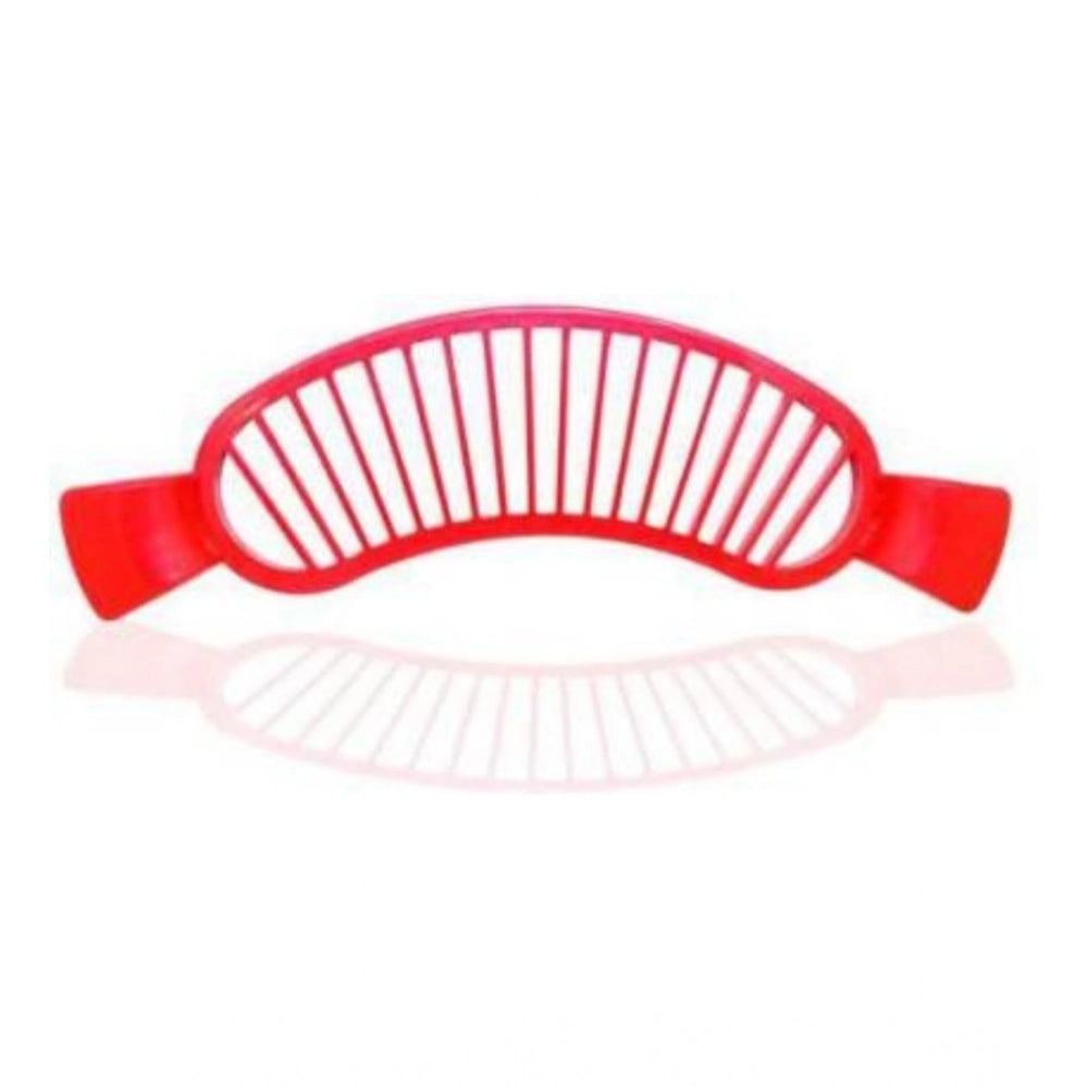Generic Pack of 8_Banana Slicer Cutter And Chopper – Plastic Fruit Slicers for Salads (Color: Assorted ) Secondary image