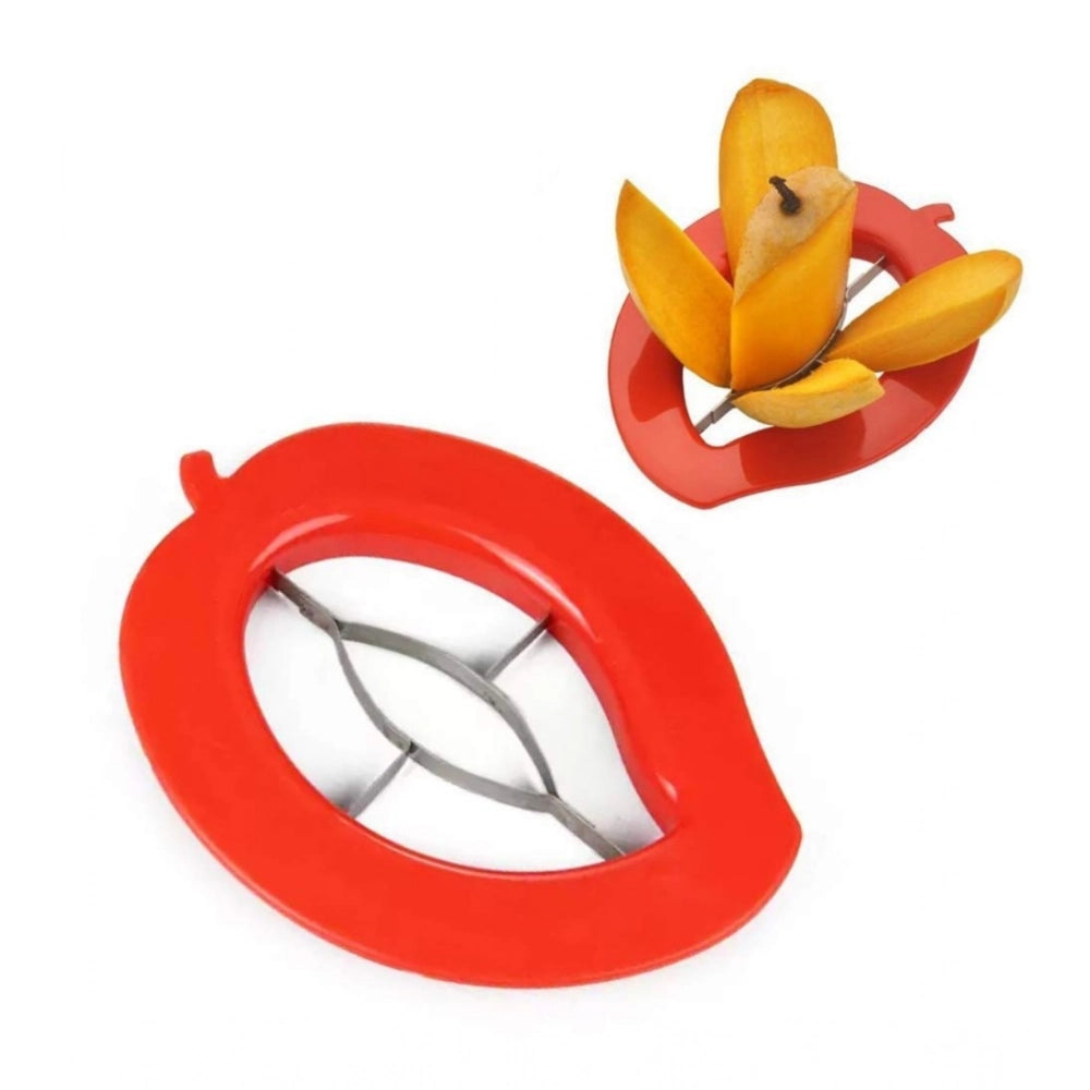 Generic Pack of 5_Mango Cutter And Slicer Tool – with Stainless Steel Blades (Color: Assorted ) Secondary image