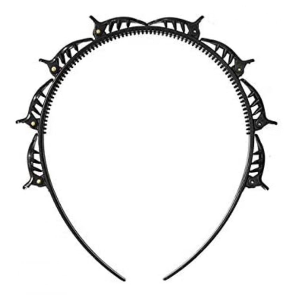 Generic Pack Of 3_Hair Clips for Girls And Ladies – Stylish Accessories (Color: Black) Main image