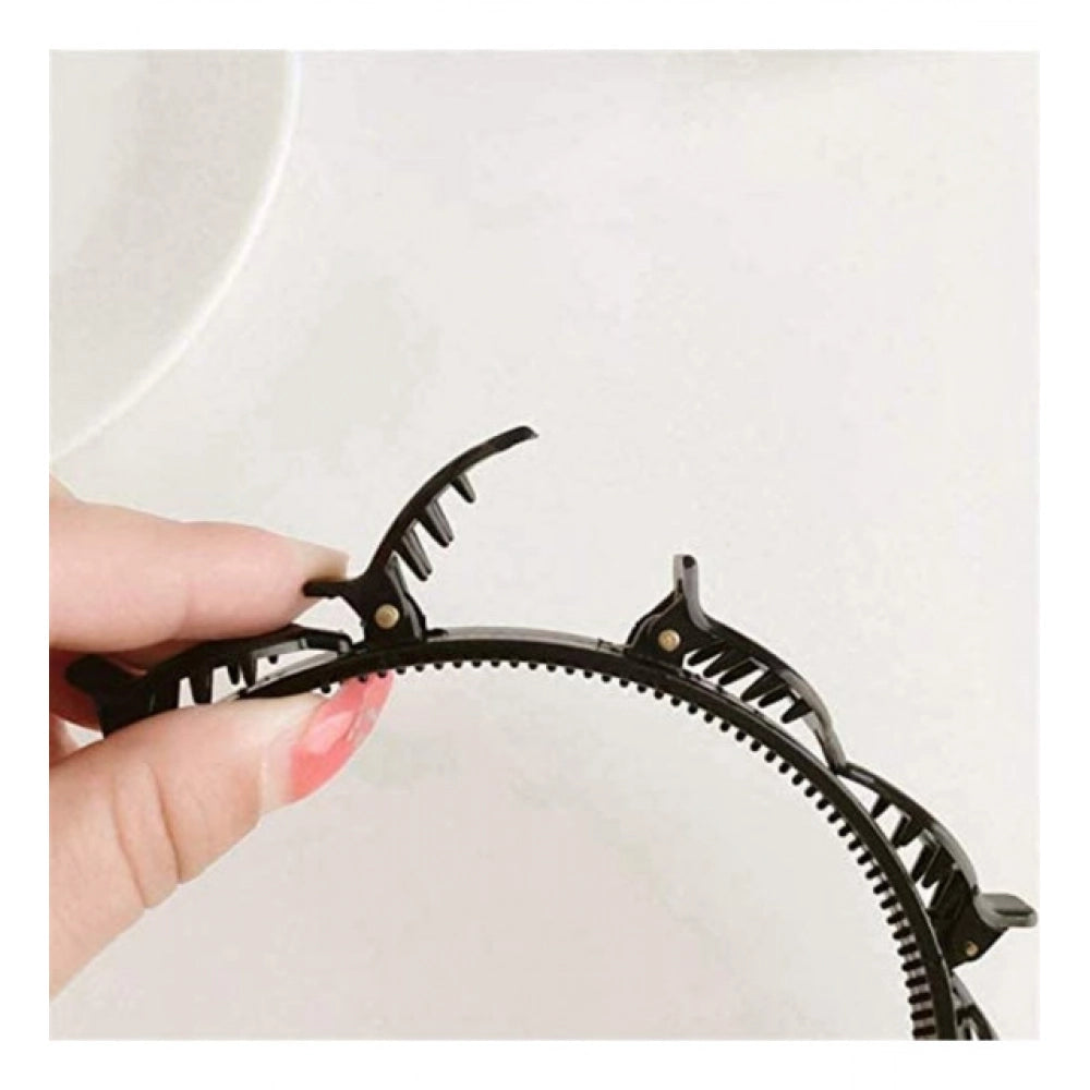 Generic Pack Of 3_Hair Clips for Girls And Ladies – Stylish Accessories (Color: Black)