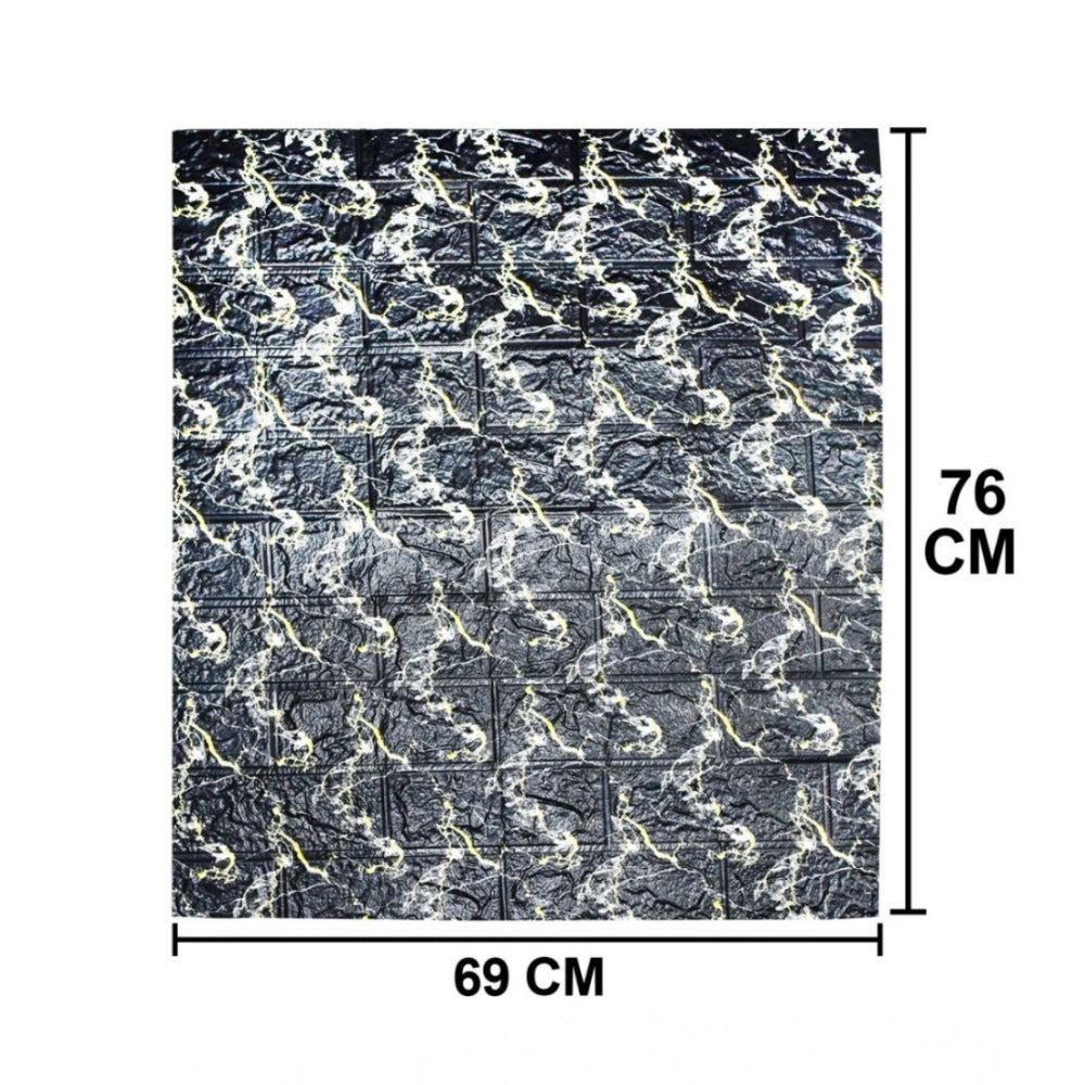 Generic Pack Of 3_Fancy 3D Wall Decor – Stylish Black Decorative Wall Art (Color: Assorted ) Secondary image