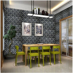 Generic Pack Of 3_Fancy 3D Wall Decor – Stylish Black Decorative Wall Art (Color: Assorted )