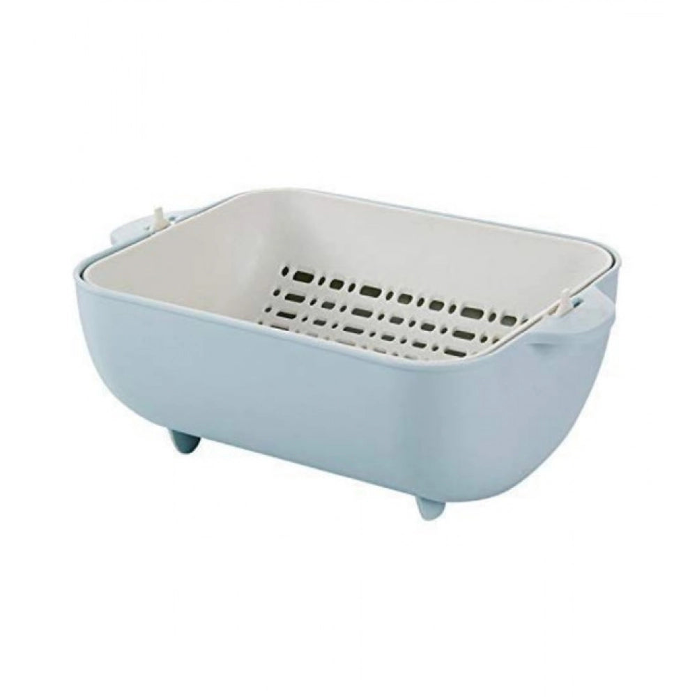 Generic Pack Of 2_Multi-Purpose Kitchen Basket – Ideal for Straining, Sieving, Washing And Holding Fruits or Foods (Color: Assorted ) Main image