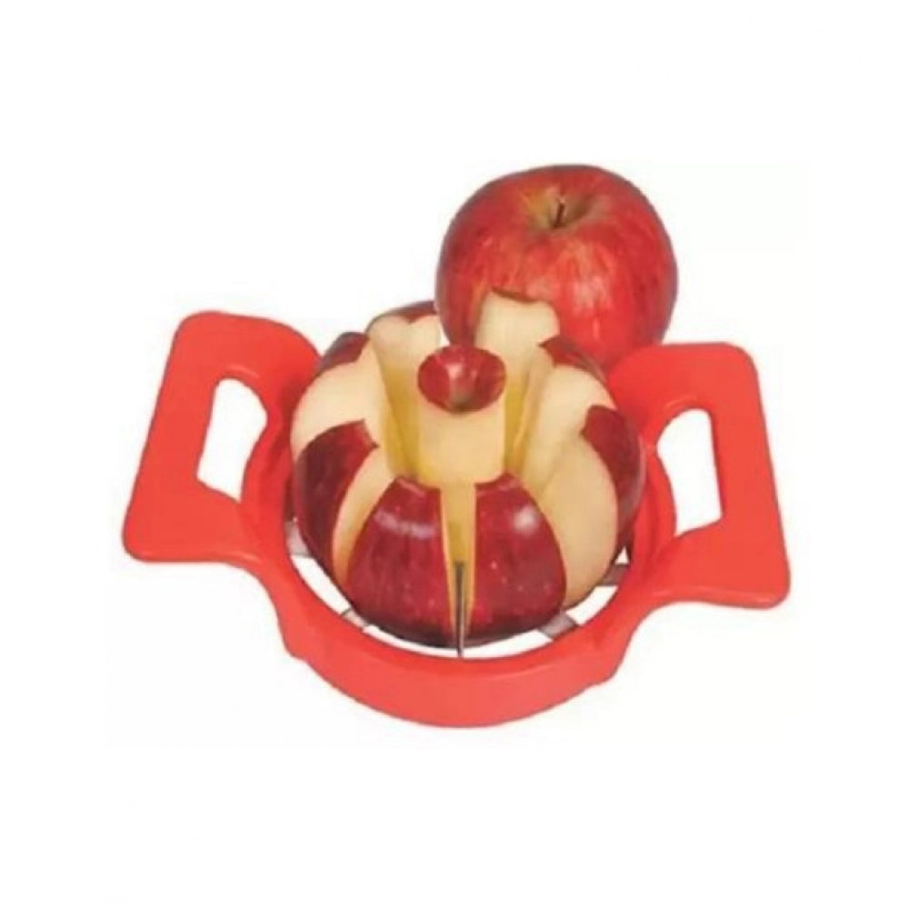 Generic Pack Of 3_Apple Cutter – Stainless Steel Fruit Slicer And Corer for Quick Cutting (Color: Assorted ) Secondary image