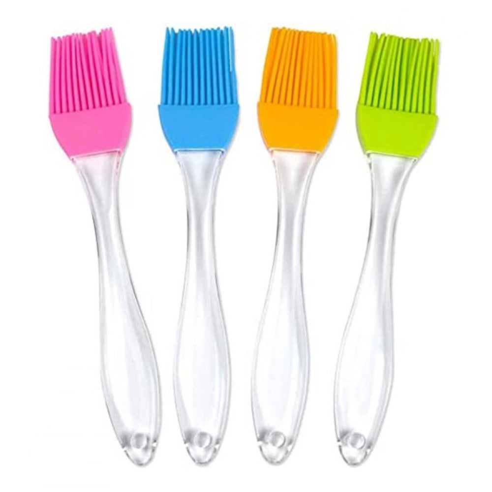 Generic Pack Of 10_Silicone Oil Brush – Heat Resistant Cooking And Baking Basting Brush (Color: Assorted ) Main image