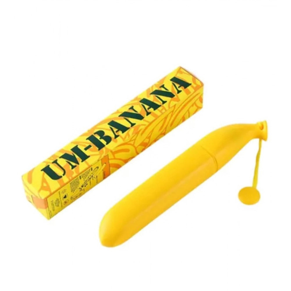 Generic Banana Umbrella – Compact Foldable Umbrella with Banana-Shaped Case (Color: Assorted ) Main image