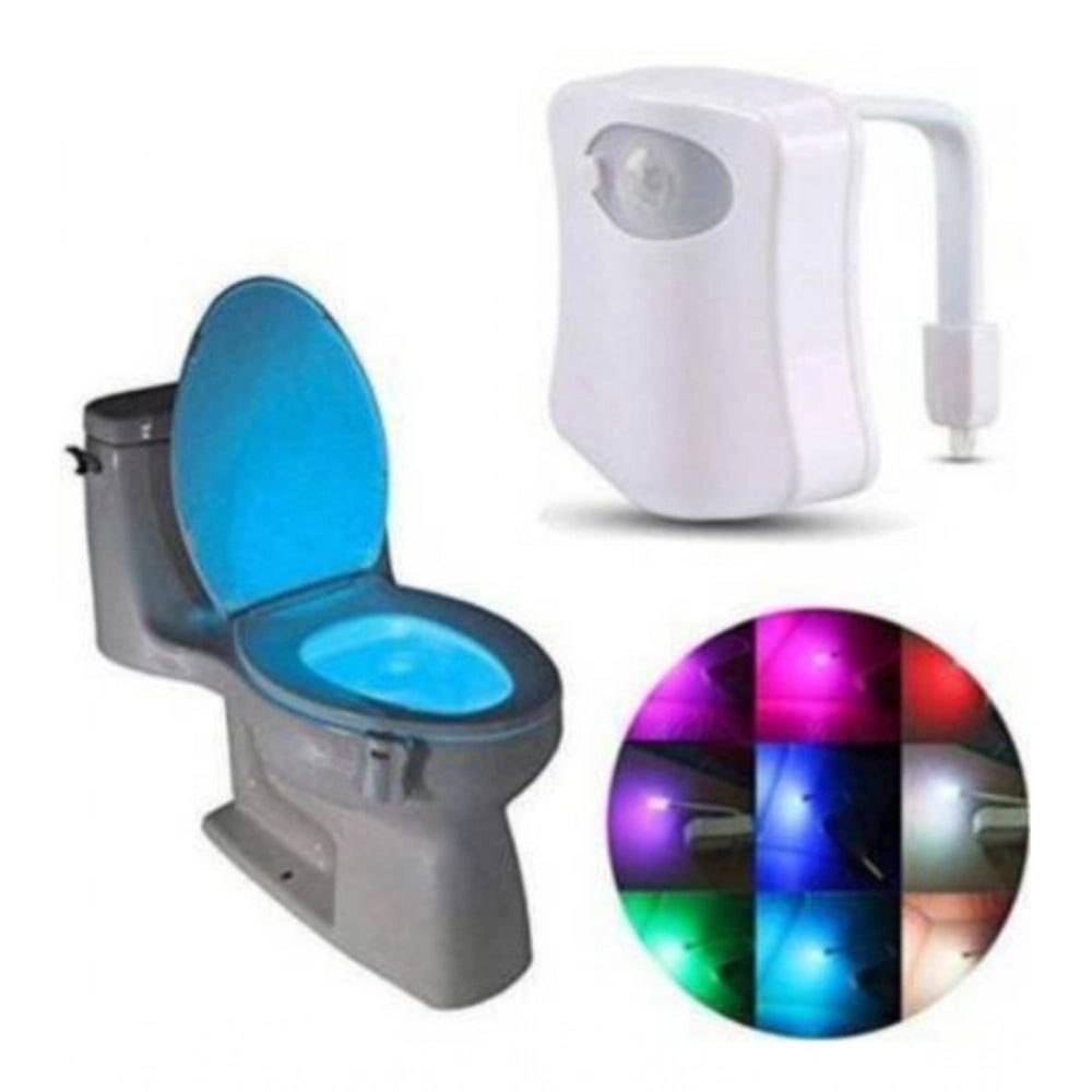 Generic Pack of 2_Toilet Bowl Night Light – Motion Sensor LED Toilet Lamp (Color: Assorted ) Main image