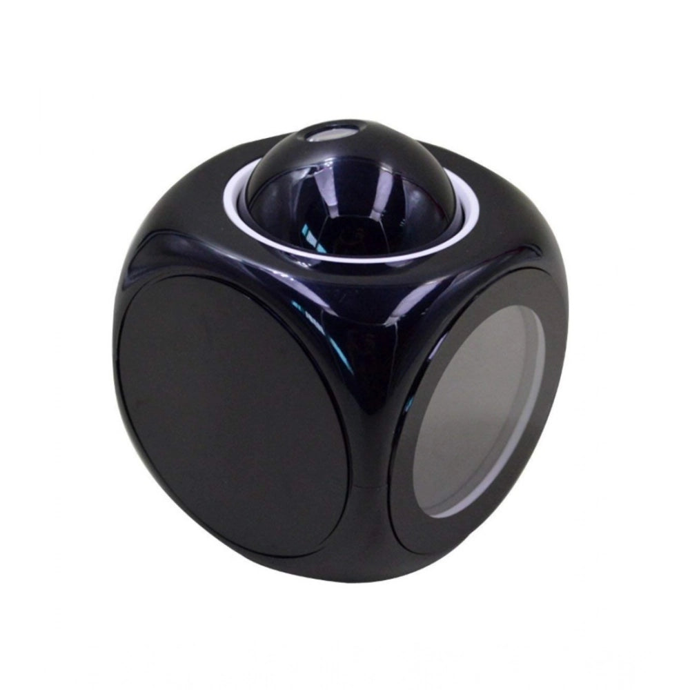 Generic Time Display with Voice Projection And Wake-Up Alarm Clock (Color: Black) Secondary image