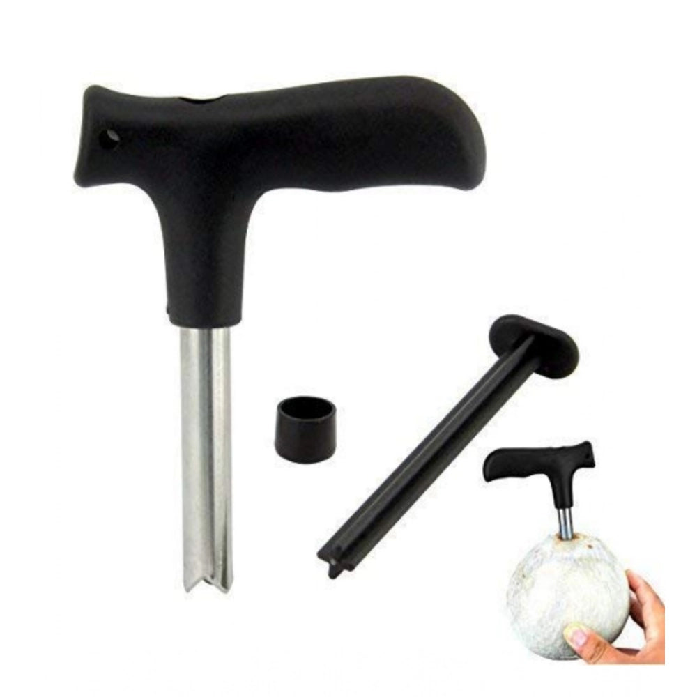 Generic Pack Of 2_Coconut Opener – Easy And Safe Coconut Cutting Tool (Color: Assorted ) Secondary image