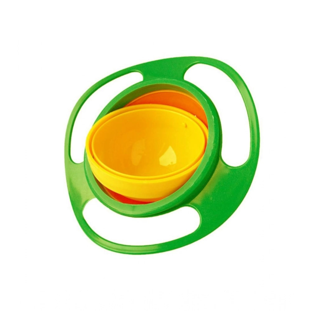 Generic Pack Of 2_Gyro Bowl – Spill-Proof Rotating Fun Bowl for Kids (Color: Assorted ) Main image