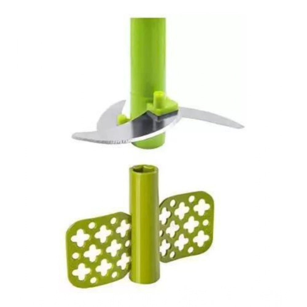 Generic 2-in-1 Manual Smart Chopper – Handy Vegetable And Fruit Processor (Color: Assorted ) Secondary image