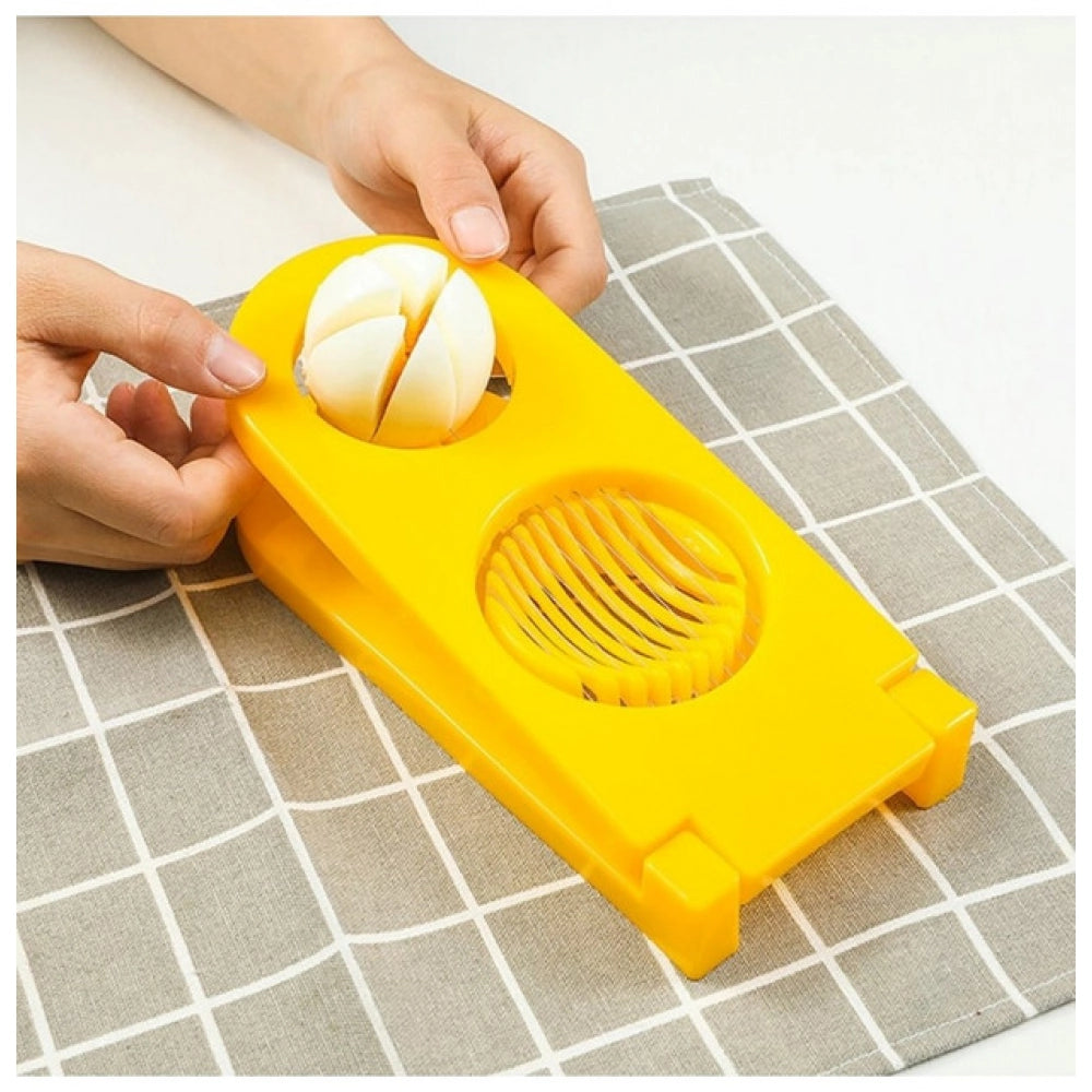 Generic Pack of 2_2-in-1 Egg And Mushroom Slicer – (Color: Assorted ) Secondary image