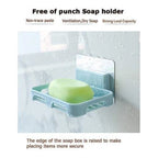 Generic Pack of 5_Magic Sticker Soap Holder – Wall-Mount Soap Organizers (Color: Assorted )
